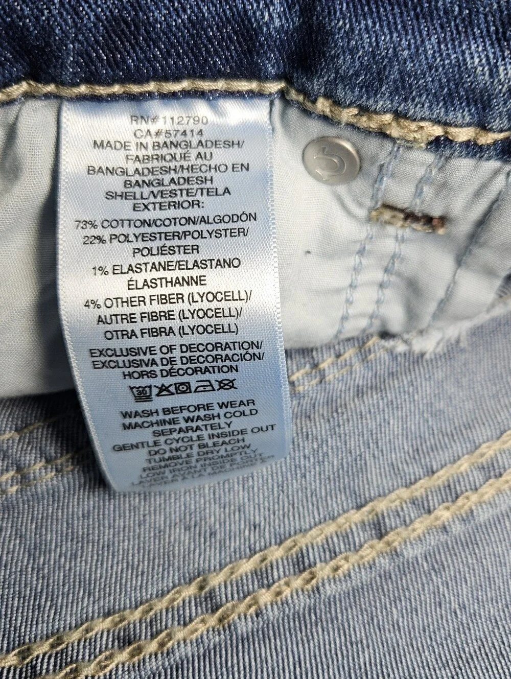True Religion GENO BIG T Flap Pockets Relaxed Slim Jeans W32 L32 NWT
